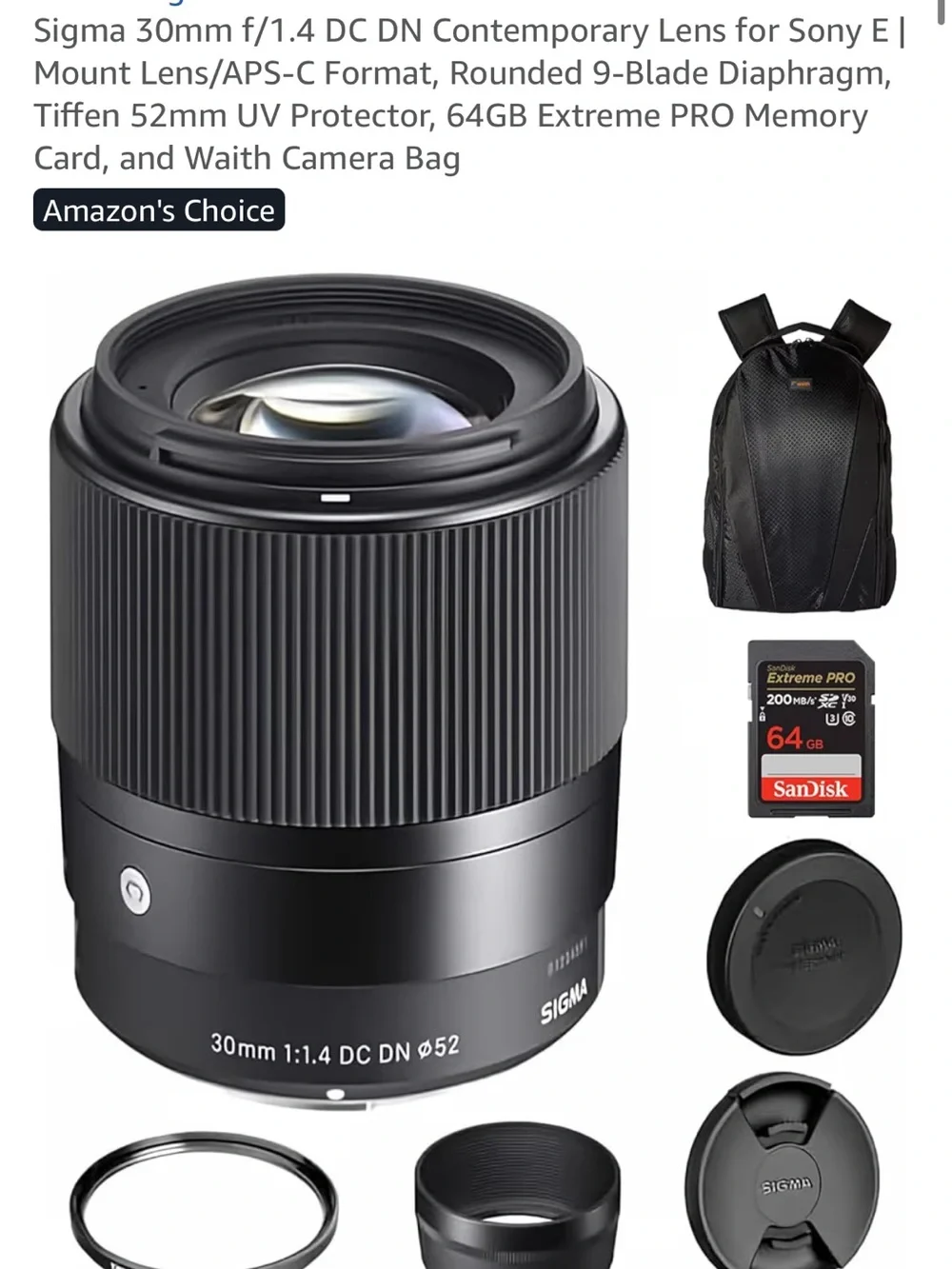 Sony ZV E10 Mirrorless Camera Kit with 2 Lenses & Accessories